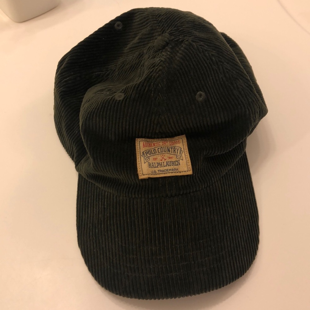 Ralph Lauren corduroy 6 panel hat